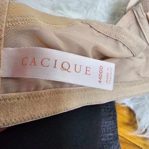 Cacique 44DDD Smooth Balconette Bra Nude Underwire - Picture 8 of 8